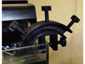 aquarium hose holder screws 3d print model - Mito3D