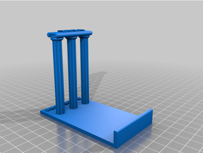 roman column smartphone holder iphone stand phone support telephone 3d print model - Mito3D