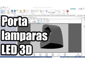 Porta lambalar Led 3d print model - Mito3D
