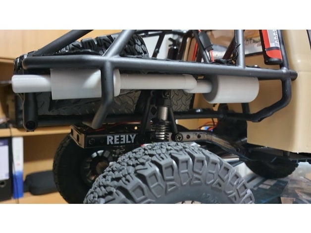 reely freeman extreme auspuffanlage freemen rc car 3D print model - Mito3D