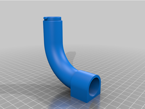 maxxloader alimentazione tubo connettore 3d print model - Mito3D