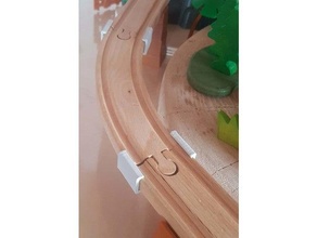 braçadeira madeira trem estrada ferro ikea 3d print model - Mito3D