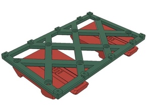 din rail mount plate mesa card 7i76e cnc 3d print model - Mito3D