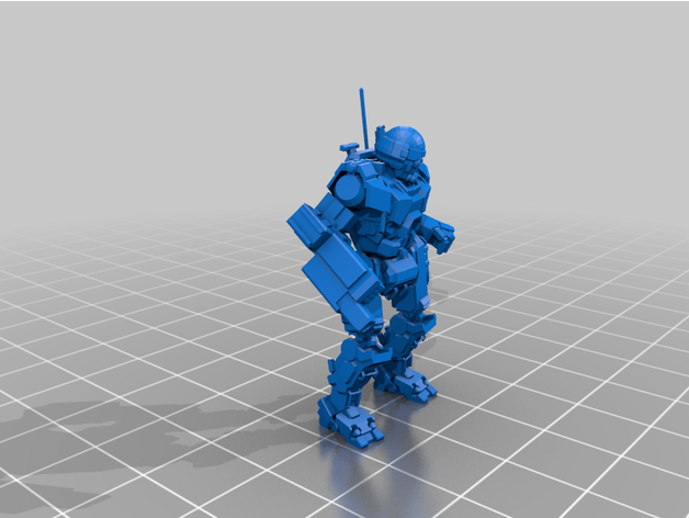 Arnold fightmech colección commissarharris americano mecha fighttech 3D print model - Mito3D