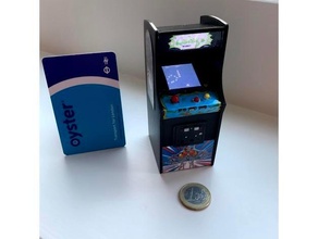 oyun makinesi Galaga mikro kabine retro 3d print model - Mito3D