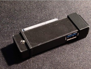 Toshiba sata USB durum kılıf adaptör hdd ssd 3d print model - Mito3D