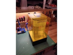 anycubic lavage guérir 20 souple pied caoutchouc washcure résine imprimante lessive machine 3d print model - Mito3D