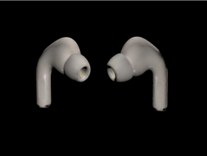 airpods pro 3d scan airpod apple earbuds 3d print model - Mito3D
