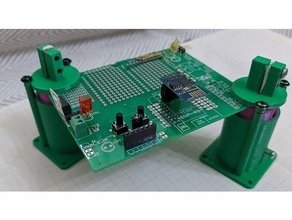 pcb grab v10 board elecrtoinics pcbite holder mount vise solder soldering 3d print model - Mito3D