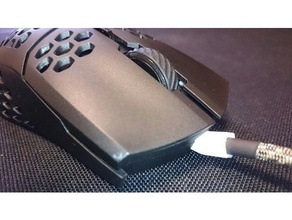 mm710 711 stres Rahatlama açılı tampon lastiği kablo soğutucu oyun Hafif usta mm711 fare 3d print model - Mito3D
