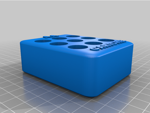 almacenamiento batterie aa cargos 3d print model - Mito3D