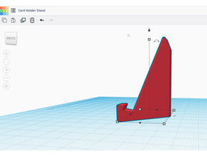 Karte Halter Unterstützung Stand 3d print model - Mito3D