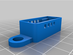 dht22 digital temperatura humedad sensor caja m6 agujero 3d print model - Mito3D