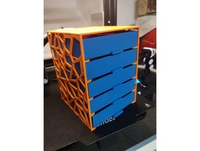 adicional gavetas Customizável estante caixa Caixa ferramentas 3d print model - Mito3D
