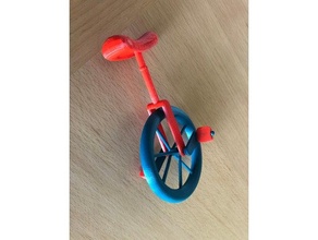 functional unicycle 3d print model - Mito3D