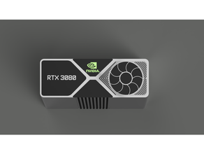 RTX 3080 Platz Schlüssel mechanisch Tastatur Rücktaste nvidia Schild 3d print model - Mito3D
