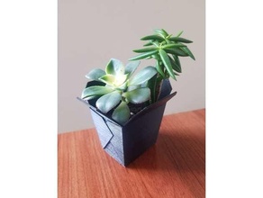 takeout box planter 3d print model - Mito3D