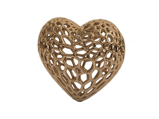 pendant heart valentine valentines day gifts 3D print model - Mito3D