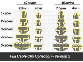 cable acortar colección aluminio perfiles 4040 extrusión 40mm 45 perfil 45mm 8040 8mm guía rail 3d print model - Mito3D