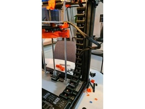 cable administración ender 5 cadena guía rail soporte crealidad Pro actualizaciones 3d print model - Mito3D