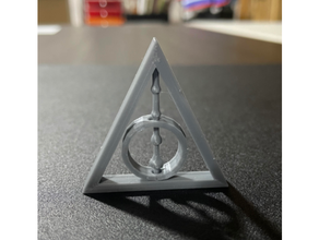 deathly hallows - spin 3d print model - Mito3D