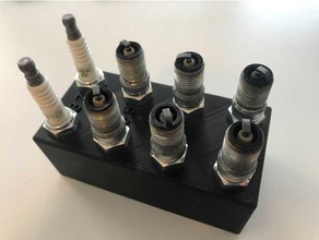 lsx spark plug tray sparkplug v8 engine 3d print model - Mito3D