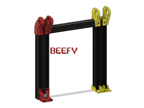 ender 3 belted - beefier brackets belt axis 3d print model - Mito3D