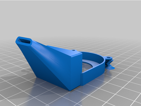 cr10s pro cooling fan duct supports 3d print model - Mito3D