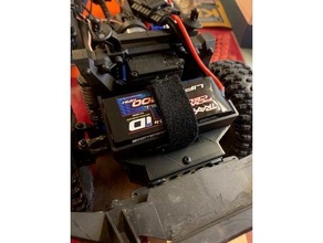 traxxas trx 4 battery tray 3d print model - Mito3D