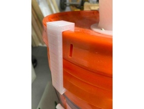 5 gallon bucket lid clip bucket clamp clip depot hook lid 3d print model - Mito3D