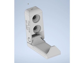 foldable wall hook v2 print place mount 3d print model - Mito3D