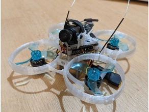 fabricant cri tp pctpe édition 75mm Cadre 75x betafpv drone fpv micro quadcopter mini minuscule 3d print model - Mito3D