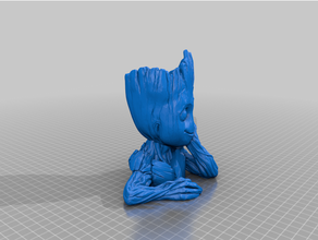 groot planter baby 3d print model - Mito3D