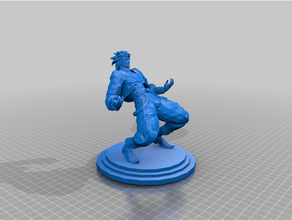 dio brando wry pose god jjba jojos jojosbizzareadventure bizarre 3d print model - Mito3D