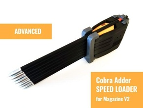 advanced cobra adder speed loader magazine v2 3d print model - Mito3D