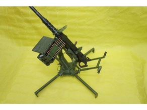 browning m2 cal 50 anti aircraft sight - scale 1 4 grg grgoire replica guns 3d print model - Mito3D