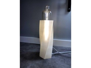 verdrehte Lampe 3d print model - Mito3D