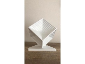 Dekoration Würfel Kunst Hexagon glatt Quadrat Dreieck 3d print model - Mito3D