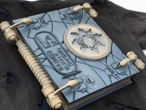 kitap ölü mumya yeniden düzenleme imhotep Necronomicon 3d print model - Mito3D