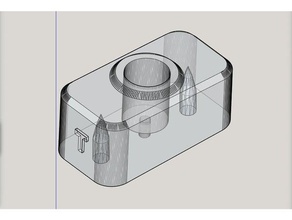 rod holder remix self-tapping screws bolts locknuts 3d print model - Mito3D