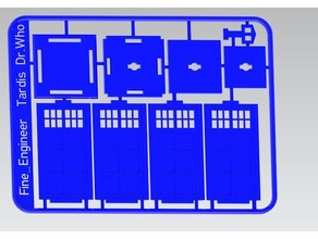 tardis policía caja equipo tarjeta dr actualizado teléfono fácil impresión Dr 3d print model - Mito3D