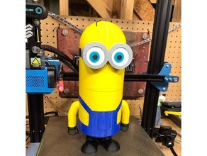 minion kevin multi color multipart 3d print model - Mito3D