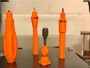bit üstesinden gelmek Bithalter Kulp destek altıgen Tornavida Werkzeug Werkzeughalter 3d print model - Mito3D