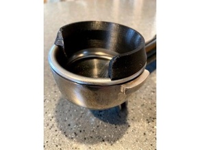 sage grinder pro coffee funnel 58mm portafilter 3d print model - Mito3D