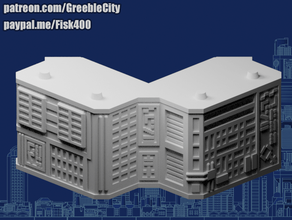 Greeblecity megatower 8 trozo 3d print model - Mito3D
