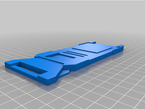 bo katan belt buckle static 3d print model - Mito3D