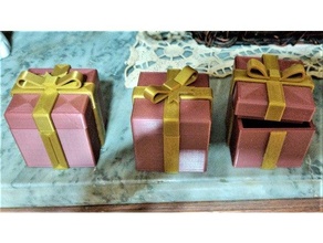alternative ribbons gift box 3d print model - Mito3D
