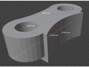 barra colarinho inserir grampo crossfit 3d print model - Mito3D