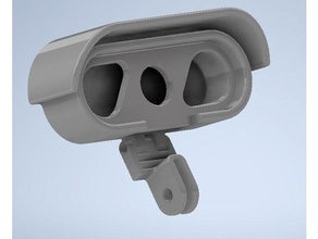 cámara alojamiento montar frambuesa pi infrarrojo pegamento empulgueras apoyo 3d print model - Mito3D