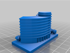 oráculo construção 600 arquitetura buliding greeblecity 3d print model - Mito3D